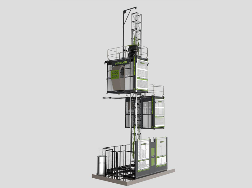 中聯(lián)重科高速變頻施工升降機主要用于超高層建設SC200/200BG(BWM-3S)